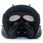 M038BK M10 AIRSOFT FULL FACE PROTECTION MASK WITH AIR FILTERS - BLACK - Image 3