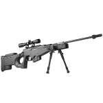 NOVA VISTA L115-B BREAK BARREL .177 SNIPER AIR RIFLE WITH SCOPE AND BIPOD - Image 2