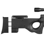 NOVA VISTA L115-B BREAK BARREL .177 SNIPER AIR RIFLE WITH SCOPE AND BIPOD - Image 9