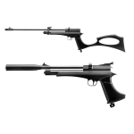 Victory CP2 Black PCP Airgun .22 Pistol and Rifle Kit - Image 1