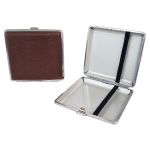 TX-1102 Brown Leather Cigarette Case