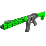 HB202 HFC Tactical AEG Airsoft Rifle Black Green - Image 1