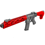 HB202 HFC Tactical AEG Airsoft Rifle Black Red - Image 1