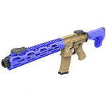HB202 HFC Tactical AEG Airsoft Rifle Tan Blue - Image 1
