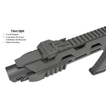 HB201 HFC Tactical AEG Airsoft Rifle Black Green - Image 5