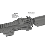 HB201 HFC Tactical AEG Airsoft Rifle Black Green - Image 7