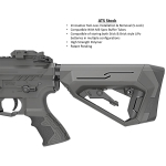 HB201 HFC Tactical AEG Airsoft Rifle Black Green - Image 8