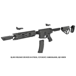 HB201 HFC Tactical AEG Airsoft Rifle Black Green - Image 3