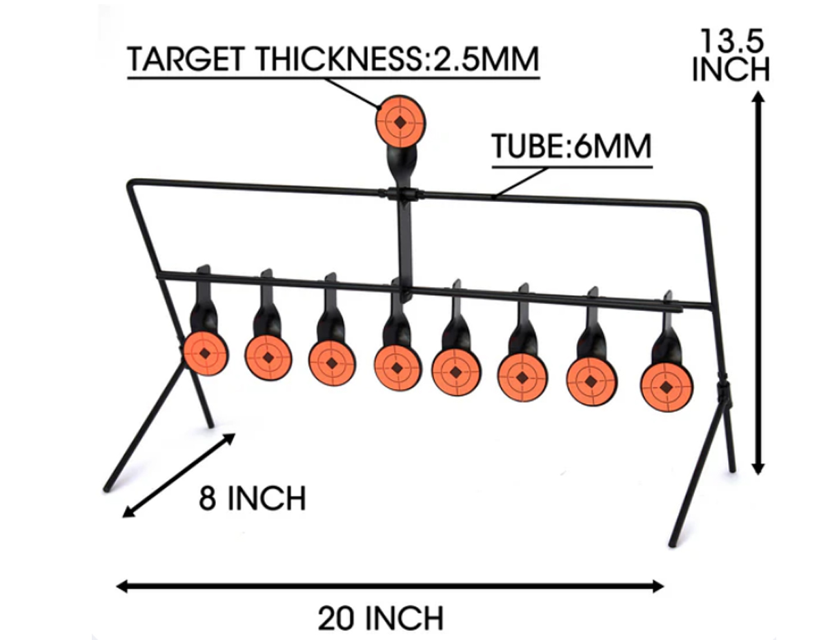 105515-9 Trimex Arms Rotating Spinner Self-Resetting Meatal Shooting ...