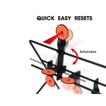 105515-9 Trimex Arms Rotating Spinner Self-Resetting Meatal Shooting Target - 9+1 - Image 4