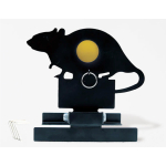 133872 Trimex Arms Knockdown Mouse Field Game Shooting Target with Cord - Image 2