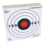 1990784TX TRIMEX ARMS PACK OF 100 Card Targets 14cm Square White - Image 2