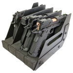 SQ-4ABS Trimex Arms 4-Pistol Rack Handgun Display and Storage - Image 1