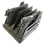 SQ-4ABS Trimex Arms 4-Pistol Rack Handgun Display and Storage - Image 3