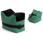 TQ55 Trimex Arms Unfilled Shooting Front and Rear Bench Bag Rest Set Green Black - Image 2
