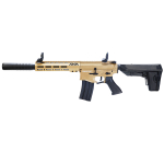 E45-22002 Krown Land Venator MKII Electric Airgun - Tan / Black - Image 1