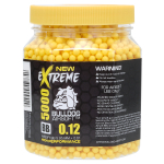 Extreme Bulldog 0.12g Yellow 5000 Tub Airsoft BB Pellets - Image 1