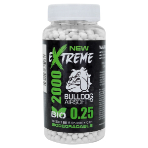 Extreme Bulldog 0.25g Bio 2000 Bottle Airsoft BB Pellets