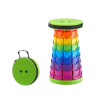TX-349 Portable Collapsible Telescopic Stool - Rainbow - Image 1