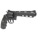 King Arms 6 Python 357 Custom I CO2 Airsoft Revolver Black - Image 3