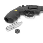 King Arms 6 Python 357 Custom I CO2 Airsoft Revolver Black - Image 7