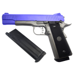 WELL G192 Full Metal Blowback Airsoft Gas Pistol Two Tone - With Case - Image 3