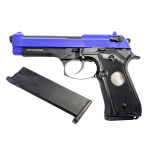 WELL G195 Full Metal Blowback Airsoft Gas Pistol Two Tone - With Case - Image 3