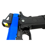 WELL G5.1B Blowback 3.25 Comp Airsoft Co2 Two Tone Pistol With Sight - Image 4