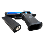 WELL G5.1B Blowback 3.25 Comp Airsoft Co2 Two Tone Pistol With Sight - Image 6
