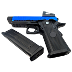 WELL G5.1B Blowback 3.25 Comp Airsoft Gas Two Tone Pistol With Sight - Image 3