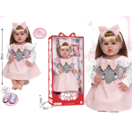A920C 22 Inches Full Vinyl Baby Doll with Colorful Gift Box & Accessories - Image 1