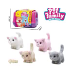 CH6002A Battery-Powered Plush Cat –15cm with Carry Case - Image 1