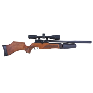 BSA R12 SLX Carbon SC Walnut Stock Air Rifle .22