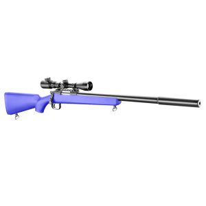 JG Works BAR-10G Bolt Action Airsoft Sniper Rifle with Silencer - Two Tone