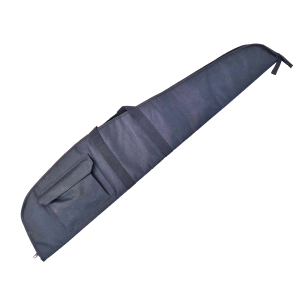 C-005 125cm Soft Padded Rifle Bag with 25cm Accessory Pocket – Black Tactical Carry Case