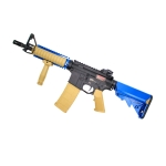 Nuprol Delta Pioneer Sopmod Two Tone FDE Airsoft Electric Rifle BLUE - Image 2