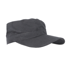 Military Cadet Classic Army Cap – Flat Top Tactical Patrol Hat (Black)