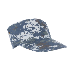 Military Cadet Classic Army Cap – Digital Camo Flat Top Patrol Hat