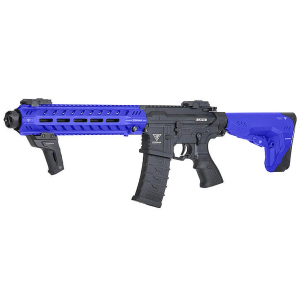 HB203 HFC Tactical AEG Airsoft Rifle With Grip Two Tone Black-Blue