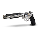 KL HERC 8 AIRGUN REVOLVER CO2 DUAL AMMO SILVER TITAN - Image 1