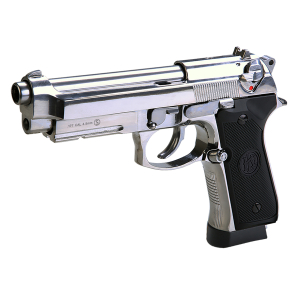 KL92A1 Silver 4.5mm Co2 Blowback Air pistol With Hard Case
