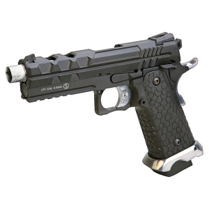 KL Tartarus MKIV Threaded Barrel 4.5mm Hi-Capa Co2 Blowback Air Pistol With Hard Case