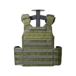 V052 Tactical MOLLE Plate Carrier Vest – Airsoft Combat Vest - Green - Image 3