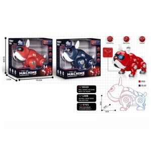 613A Battery Operated Robot Dog Toy with Music, Light & Movement