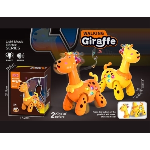 62924 Battery Operated Walking Giraffe Toy with Lights & Music