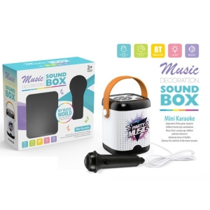 8805 Kids Mini Karaoke Sound Box Set with Microphone & Bluetooth