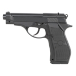 M84 Full Metal 4.5 mm CO2 Non‑Blowback Air Pistol In Black With Pistol Bag - Image 1
