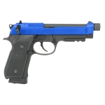 HG198 HFC Airsoft GasPistol With Hard Case - Black / Blue - Image 1