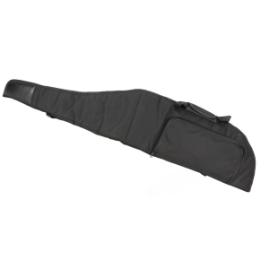 Large Multi Pocket Gun Slip Faux Leather Black 127x30cm