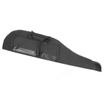 Large Two Pocket Gun Slip Faux Leather Black 127x30cm - Image 1